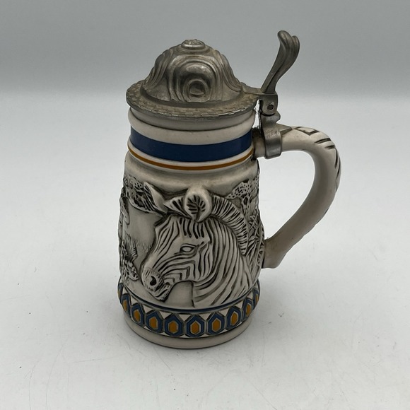 Avon Other - Vintage 1992 Avon Endangered Species Mountain Zebra Beer stein - 5.5 in. H